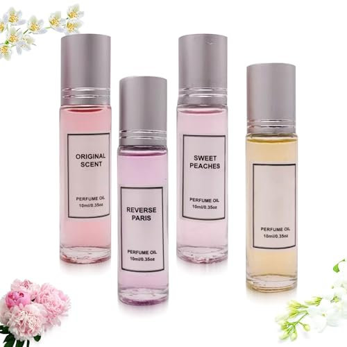 Damenparfum Set 2025, Neuheit Secret Parfüm Kollektion, Roll-On mit verbesserten Düften, 5-teiliges Parfüm-Set für Frauen, langanhaltende Duftnoten, elegante Geschenkidee