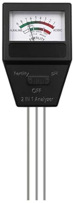 pH-Tester Boden-pH-Meter, Bodenfruchtbarkeitstester, Bodentester, ideal for Haus und Garten, Pflanzenpflege, Rasenfarm für Hydrokultur, Pools
