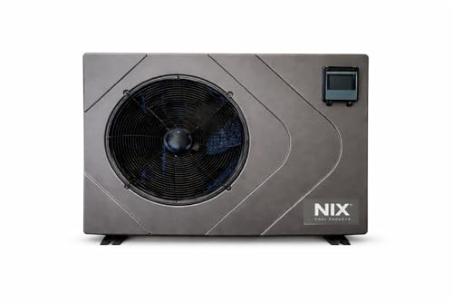 Nixpool Bomba de Calor Full Inverter WiFi para Piscina, 5 kW, para Piscinas hasta 30 m³, 220-240V 50-60 Hz, 827 x 370 x 655 mm