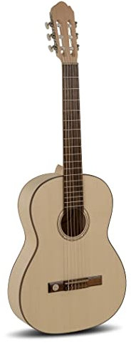 GEWA 500230 Series-Konzertgitarre 4/4 mit massiver Fichtendecke silber