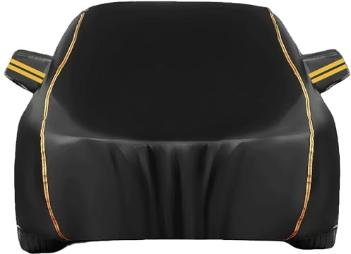 Car Cover for Lotus Emira Evija Evora Europa 2,Full Car Cover Waterproof Breathable UV,Outdoor Scratch Proof Windproof Covers,Universal for All Seasons Sun Protection Car Tarpaulin (Color : Schwarz,