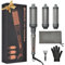 Bestauty 3 in 1 Thermal Brush, 32/38/45mm Interchangeable Heated Round Brush, 5 Levels 150-230℃ Hot Brush Volumizer, Dual Voltage Heated Brush with Storage Bag