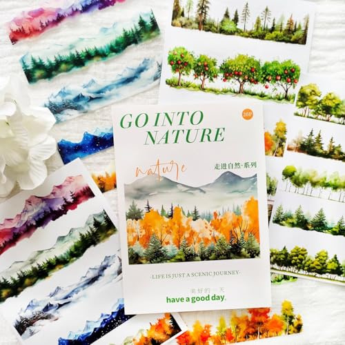 Scrapbook Journaling Zubehör Plants Und Natur Theme Für Bullet Journal