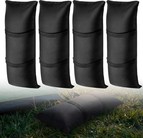 4 pesi riempibili per pavimenti in sabbia, pesi di base per ombrello, sacco di sabbia, Oxford 600d, resistenti alle intemperie, sacchi di sabbia riempibili, per ombrellone da giardino, per esterni