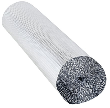 1.2m x 40m Panana Double Aluminium Bubble Insulation Foil,Floors Roofs and Walls Insulation