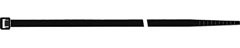 Sapi Kabelbinder ICE-Serie (4,5x360mm, Schwarz, kälte-/UV-stabil, 100 Stück) 491304