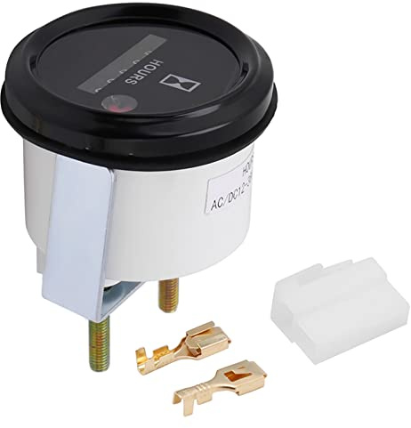 SH-748 Mekanisk Timräknare, 12V-36V AC/DC, 6-Siffrig Display, Vattentät, för Båt Bil ATV Snöskoter Gräsklippare Traktor Generator Motor