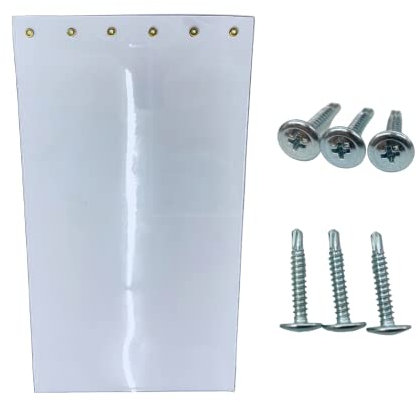 AirTech-UK Pet Flap Replacement Cat Door Dog Door Soft Material Longer Lasting, Energy Efficient, Pet Friendly (Small (12 x 8))