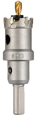 XRMXF Broca de metal duro para sierra perforadora de 25 mm, para acero inoxidable, hierro, aleación, madera, plástico