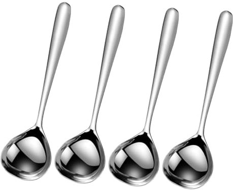 COLLBATH 4piezas Cazo Para Sopa Inoxidable Cucharón Para Salsa Cuchara Sopera Para Cocinar