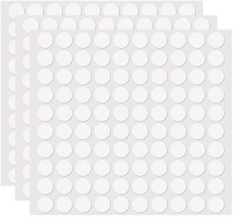 QUARKZMAN 300 pezzi di pasta adesiva per montaggio a parete, adesivo rimovibile per poster poster, composto biadesivo per appendere immagini e arte museale (10 mm)