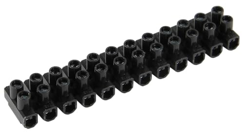 REV Lüsterklemme, Dosenklemmen 12-polig, 0,5-4,0mm², teilbar, schwarz