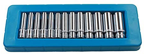 US PRO Professional 13 Piece 1/4 Single Hex Deep Socket Set 4-14mm B1388