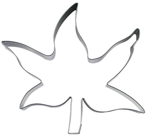 Staedter Ivy Leaf Cookie Cutter, Stainless Steel, Silver, 30 x 30 x 30 cm