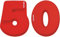 HotShuffle grande numero di silicone 50 Tortiera stampo cinquantesimo compleanno Nozze d'oro 5 0