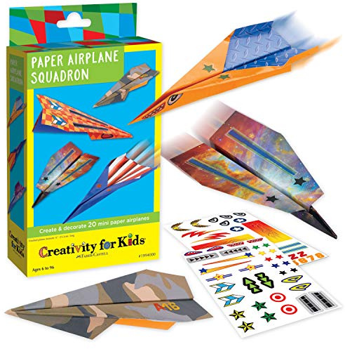 Creativity for Kids Set - Children's Paper Airplane Squadron Kit