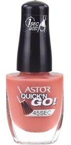 Astor 45 Seconds Quick'n Go Nagellack, Farbe 343, 1er Pack (1 x 8 ml)