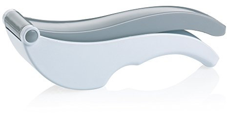 kela 11439 Knoblauchpresse, 19 x 5 x 5,5 cm, Grau/Weiß, Romana