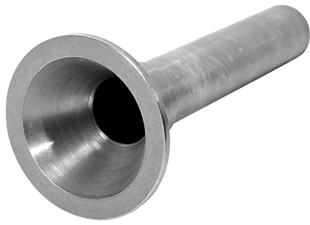 Wolfcut Wurstfüller INOX, kompatibel mit Fleischwolf Größe 8-30,00 mm Rohrdurchmesser, Metzgerqualität