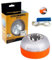 MAGIC SELECT V16 Emergency Light, DGT Approved for Car and Motorcycle Road Signs. Flashing Yellow and Fixed White Light with Automatic Ignition, Magnetic Base and Rechargeable Battery.
