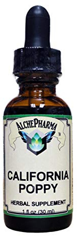 California Poppy Tincture from Organic Flowers (True Eschscholzia Californica)