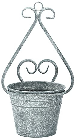 Chic Antique ? bertopf f??r Wand Blumentopf Wandbefestigung Eisen Zink