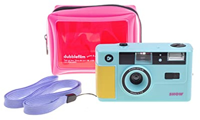 Appareil Photo argentique Dubble Film Show 35mm Turquoise - Réutilisable