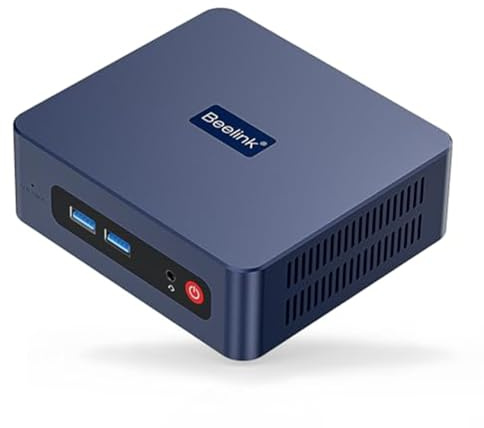Beelink Mini PC SER3, AMD Ryzen 5 3500U 4C/8T, 16G DDR4 RAM 500G SSD | Mini Computer Windows 11 Pro, 4K@60Hz Dual Display, Mini Desktop WiFi5/BT5.0/1000M LAN