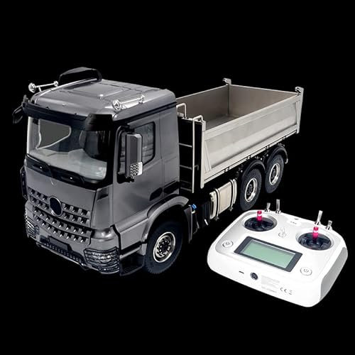 Jdm-175 1/14 Metall 6X6 Rc Hydraulischer Dumper Kipper LKW für Modellmotor