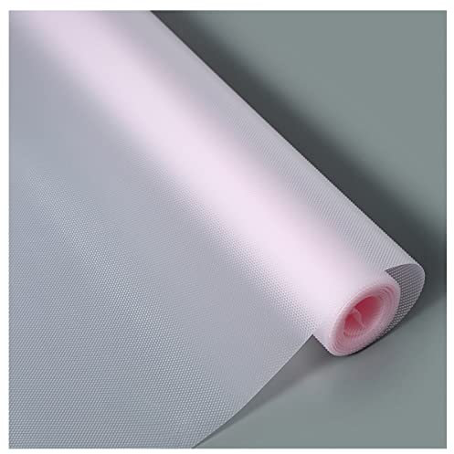 YTGZS Schubladenmatte Eva Antirutschmatte Schubladen Wasserfest Schubladeneinlage Zuschneidbare Kühlschrankmatte Durchscheinend Rosa,45cmx500cm