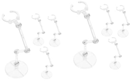 UPKOCH 8stücke Teiliges Stabile Actionfigur Displayständer Aus Kunststoff Transparente Halterung Für Modelle Spielzeuge Und Sammlerstücke Einfach Zu Montieren Und Vielseitig