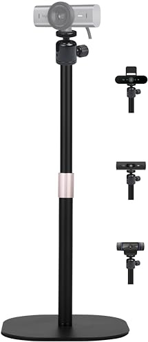 Acetaken Robuster Webcam-Ständer, Tisch-Webcam-Stativ, kompatibel mit Logitech MX Brio 4K, Brio 500 Webcams, HDWS-ACT-001