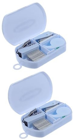 CAXUSD 2 Sets Mini-klebebandspender-hefter-set Reise-bürobedarfs-kit Bastelwerkzeuge Für Scrapbooking