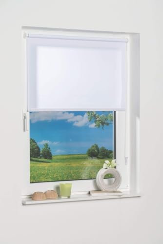 K-home Klemmfix-Minirollo, Weiß Tageslicht B70 x H200 cm