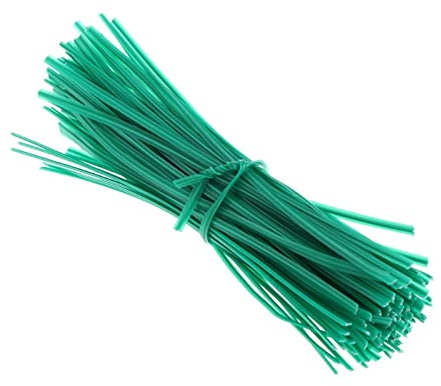 100 Pcs Garden Coated Twist Wire String Tie Plant Support Strap Cables