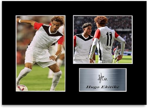 Foto-Poster Hugo Ekitike Fußballspieler 2024 für Frankfurt Fußballfans