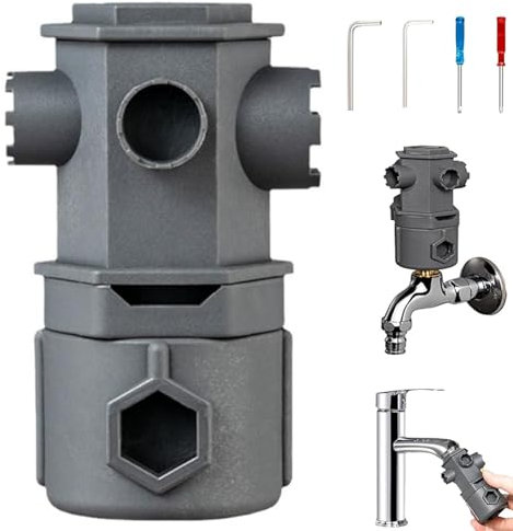 All-in-One-Schraubenschlüssel-Werkzeugsatz for Wasserhähne, multifunktionaler 16-in-1-Schraubenschlüssel for Küche Bad, nützlichen Gadgets,for Küchenwasserhahn, for Wasserhähne mit großem Spektrum.(1p