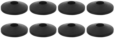QUARKZMAN 8Pcs Rondelles En Caoutchouc, Kit De Joints Coniques En Caoutchouc M8 Anti-Dérapage Pour Boulons De Réservoir De Toilette À Cuvette Et Réparation De Toilette, Noir