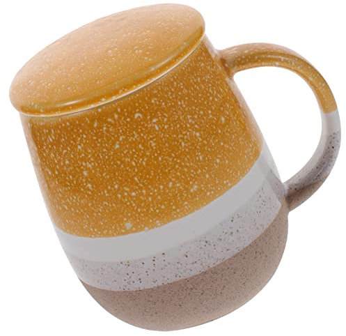 KICHOUSE Taza De Para Té Con Colador Para Desayuno y Uso Diario El Hogar Taza De Versátil