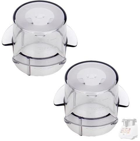 2 vasos medidores tapas adecuadas de tapa para Monsieur Cuisine Connect
