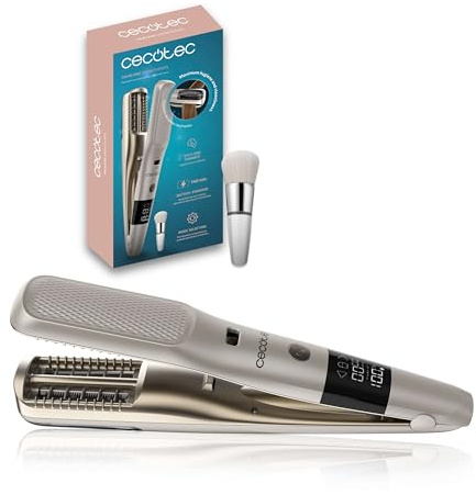 Cecotec Recortadora de Puntas, Eliminador Puntas Abiertas Inalámbrico HairCare SmoothEnds. Cabello Sano y Radiante, Uso con Batería, Autonomía 140mins, Depósito, Cepillo Limpieza Incluido