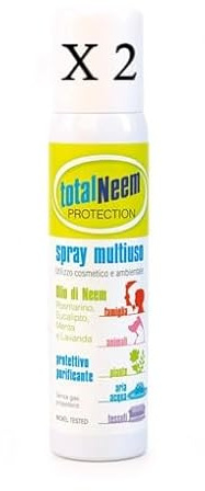 Total Neem Protection Spray 100ml (2 Confezioni)