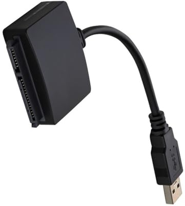 YHAILI Convertitori adattatori da USB 3.0 a SATA da 2,5 pollici per trasferimento dati HDD con due porte USB A e C