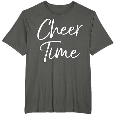 Süßes Cheerleading-Übungsoutfit für Cheerleader Cheer Time T-Shirt