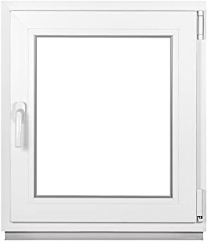 Framex Premium Kellerfenster - Kunststofffenster Weiß BxH 900 x 1000 mm - Garagenfenster/Gartenhaus Fenster BxH 90 x 100 cm 2-fach Verglast - Din Rechts-Funktion Dreh Kipp Fenster-Alle Größen