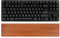 Linkidea 87 Keys TKL Keyboard Wrist Rest, Mechanical Keyboard Wooden Ergonomic Palm Rest, 14.1x3.1 inches / 15mm Thick (Brown)