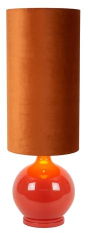 LUCIDE ESTERAD - golvlampa - Ø 34 cm - 1xE27 - orange