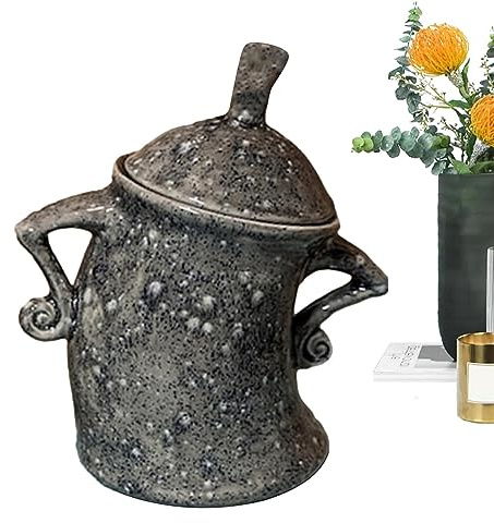 Bidón Con Poste, Contenedor Con, Divertidas Latas De Cocina Azucarero, Tarros De Alimentos Y Bidones Con Tapa Hermética, Para Almacenamiento En La Cocina, Decoración Creativa De Tazas