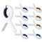 Pinzas Grandes para Toallas de baño, 9 Piezas Clips para Toallas de Playa, Pinzas para Toallas a Prueba de Viento, Pinzas para Ropa, Pinzas Fuertes para Toallas