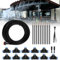 Joaecosmhui Brumisateur Terrasse, DIY Misting Cooling System avec 10M Misting Line + 10 Buses Rotatives en Brume + un Adaptateur 3/4, Kit de Tuyau Brumisateur Jardin pour Refroidissement